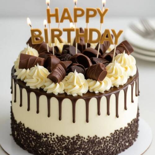 Gâteau Chocolat Birthday Deluxe
