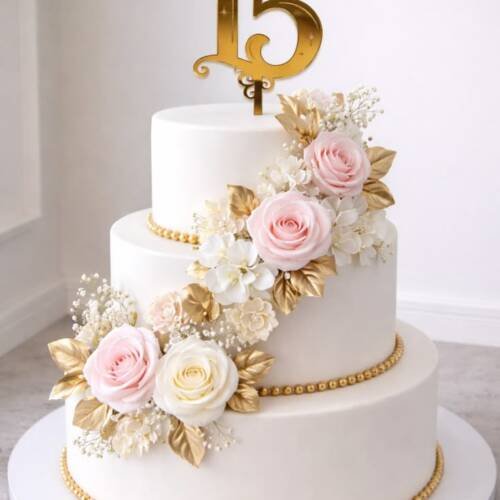 Gâteau Élégance 15 Ans
