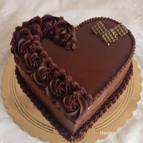 Gâteau Cœur Chocolat Signature