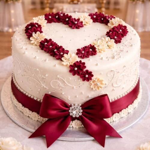 Gâteau Cœur de Célébration