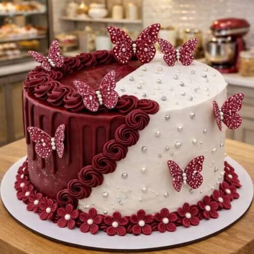 Gâteau Velvet Butterfly