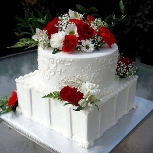 Gâteau Jardin Romantique